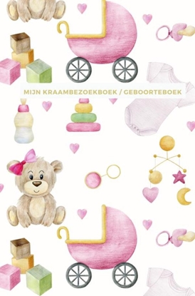 Afbeeldingen van Mijn Kraambezoekboek / Geboorteboek | Geschikt als Kraamcadeau meisje en Kraamcadeau jongen