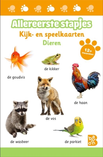 Afbeelding van Kijk- en speelkaarten dieren