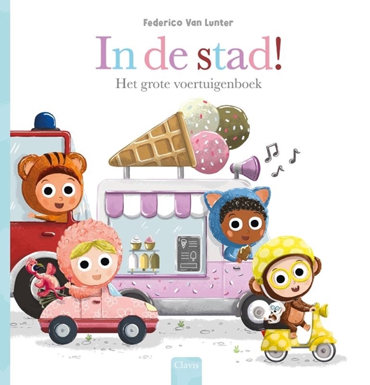 Afbeelding van Beestenboel In de stad! Het grote voertuigenboek