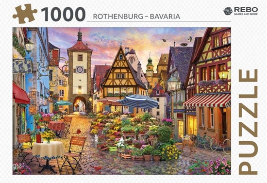 Afbeelding van Rebo legpuzzel 1000 stukjes - Rothenburg Bavaria