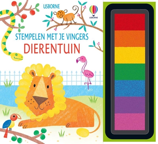 Afbeelding van Stempelen met je vingers Dierentuin