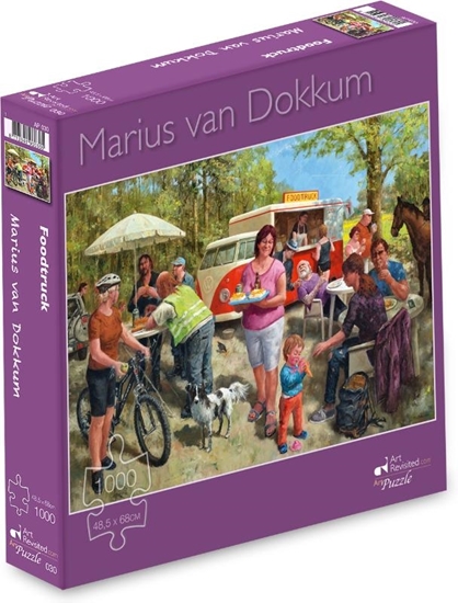 Afbeelding van Marius van Dokkum - Foodtruck- Puzzel 1000 stukjes