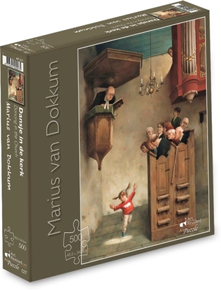 Afbeeldingen van Marius van Dokkum - Dansje in de kerk - Puzzel 500 stukjes