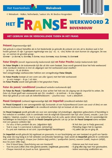 Afbeelding van Het Franse werkwoord 2 - bovenbouw