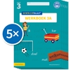 Afbeelding van Schrijfbaas Schrijfbaas Blokletters Werkboek 3A (Set van 5)