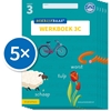 Afbeelding van Schrijfbaas Schrijfbaas Blokletters Werkboek 3C (Set van 5)