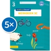 Afbeelding van Schrijfbaas Schrijfbaas Blokletters Werkboek 3C (Set van 5)