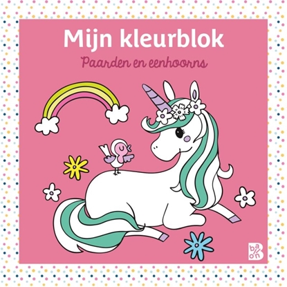 Afbeeldingen van Mijn kleurblok: Paarden en eenhoorns