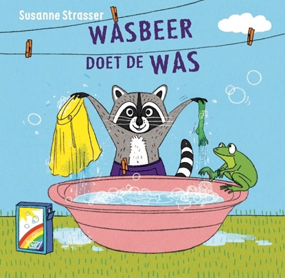 Afbeeldingen van Wasbeer doet de was