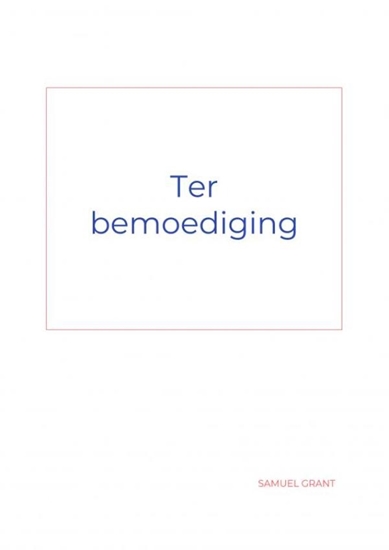 Afbeelding van Ter bemoediging
