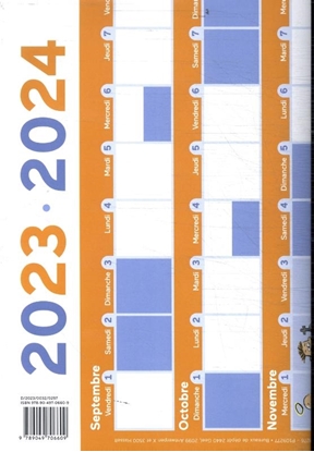 Afbeeldingen van Calendrier de classe 2023-2024