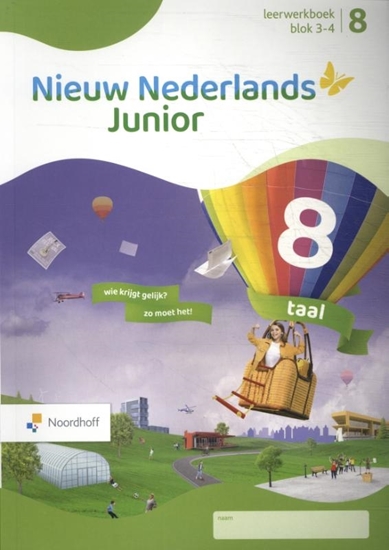 Afbeelding van Nieuw Nederlands Junior Taal Groep 8 Blok 3-4 Leerwerkboek