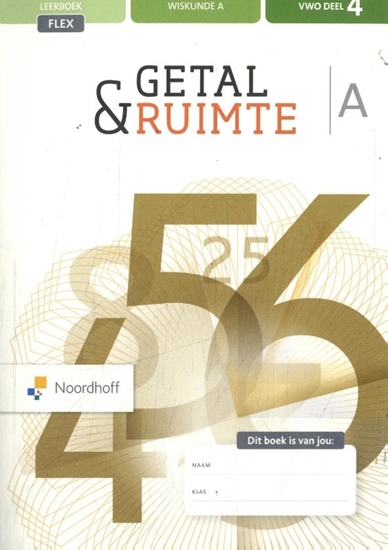 Afbeelding van Getal & Ruimte vwo A 4 FLEX leerboek