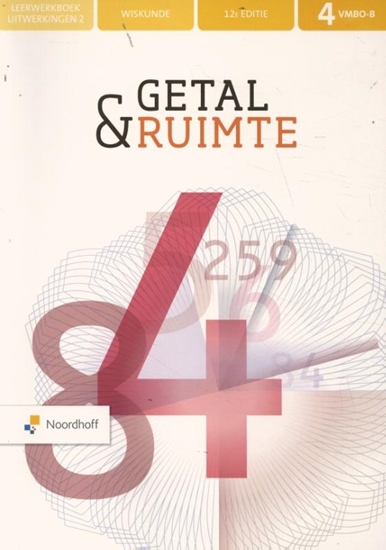 Afbeelding van Getal & Ruimte 4 vmbo-b wiskunde leerwerkboek uitwerkingen deel 2