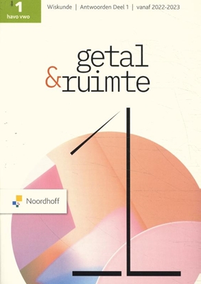 Afbeeldingen van Getal & Ruimte 1 havo/vwo deel 1 Antwoorden