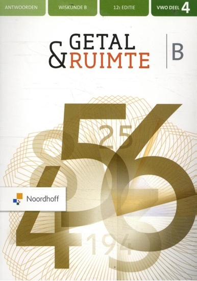 Afbeelding van Getal & Ruimte vwo B deel 4 Antwoorden