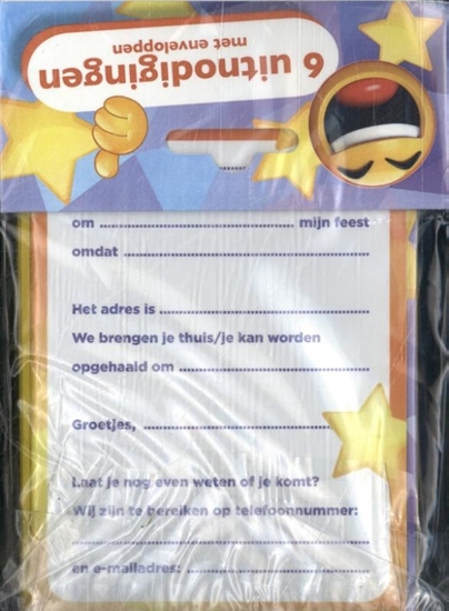 Afbeelding van Zonnebril - Uitnodiging PK 946 - set van 6