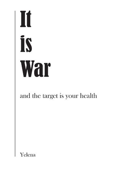 Afbeelding van It is war