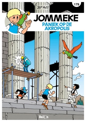 Afbeeldingen van Jommeke strip Paniek op de Akropolis