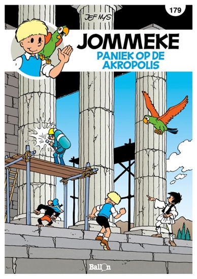 Afbeelding van Jommeke strip Paniek op de Akropolis