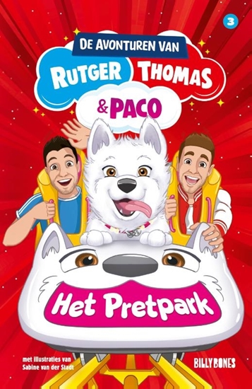 Afbeelding van De avonturen van Rutger, Thomas en Paco Het Pretpark