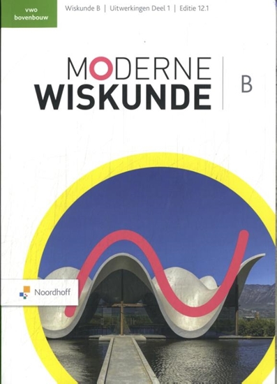 Afbeelding van Moderne Wiskunde deel 1 vwo bovenbouw uitwerkingenboek B