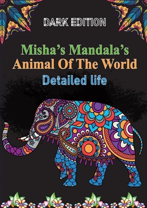 Afbeeldingen van Misha's mandala's: Animals of the world Detailed life