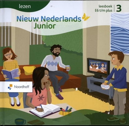 Afbeeldingen van Nieuw Nederlands Junior lezen deel 3 leesboek E6 t/m plus