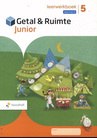 Afbeelding van Getal & Ruimte Junior groep 5 blok 4 en 5 leerwerkboek