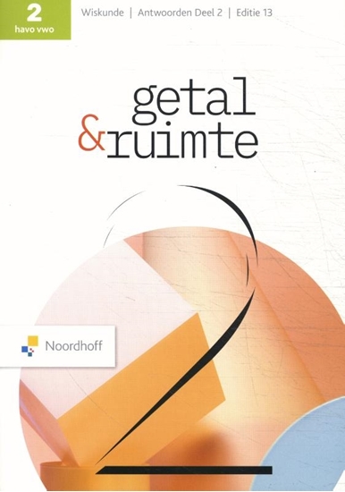 Afbeelding van Getal & Ruimte 2 havo/vwo wiskunde Antwoordenboek 2