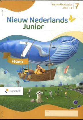Afbeeldingen van Nieuw Nederlands Junior Lezen groep 7 plus blok 1-8 leerwerkboek