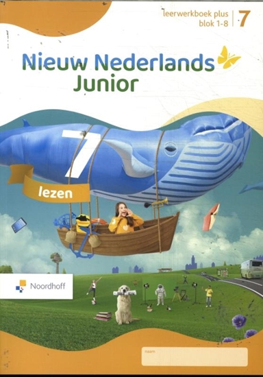 Afbeelding van Nieuw Nederlands Junior Lezen groep 7 plus blok 1-8 leerwerkboek