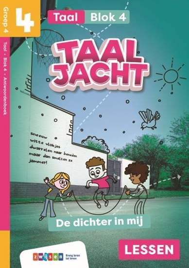 Afbeelding van Taaljacht groep 4 blok 4 taal leerwerkboek