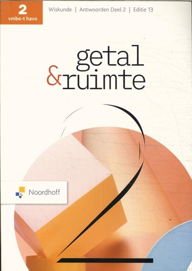 Afbeelding van Getal & Ruimte 2 vmbo-t/havo Antwoordenboek deel 2