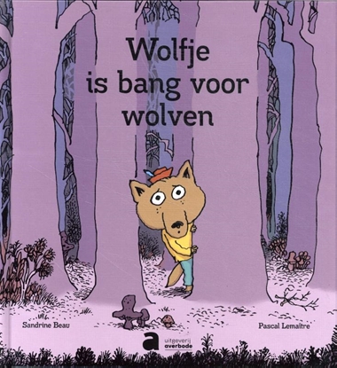 Afbeeldingen van Leesknuffel Het wolfje dat bang was voor wolven
