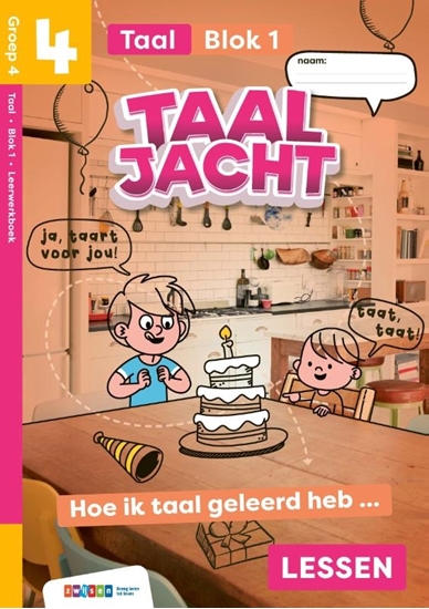 Afbeelding van Taaljacht groep 4 blok 1 taal leerwerkboek