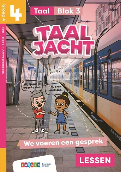 Afbeelding van Taaljacht groep 4 blok 3 taal leerwerkboek