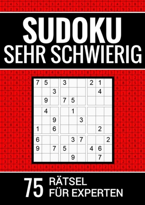 Afbeeldingen van Sudoku sehr schwierig - 75 Rätsel für Experten