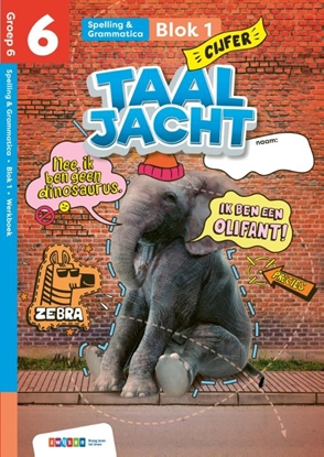 Afbeeldingen van Taaljacht groep 6 blok1-2 spelling & grammatica werkboek