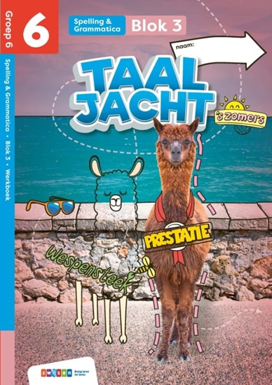 Afbeelding van Taaljacht groep 6 blok 3-4 spelling & grammatica werkboek