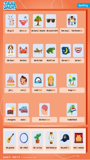 Afbeelding van Taaljacht Groep 6 spelling & grammatica categorieposter