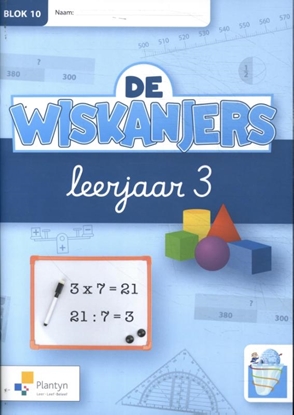 Afbeeldingen van De Wiskanjers leerjaar 3 blok 10 Werkboek