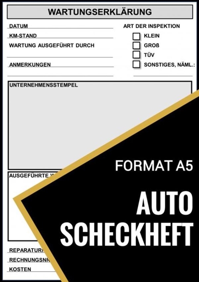 Afbeelding van Auto-Scheckheft - Universelles Reparaturenheft