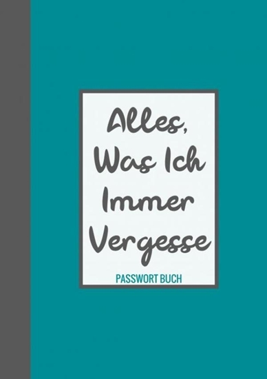 Afbeelding van Passwort Buch - Alles, was ich immer vergesse