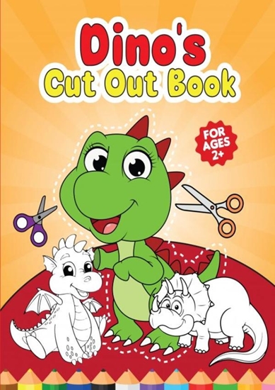 Afbeelding van Cutsie Animals - Dino's cut out book