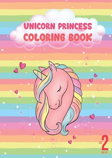Afbeelding van Unicorn princess coloring book