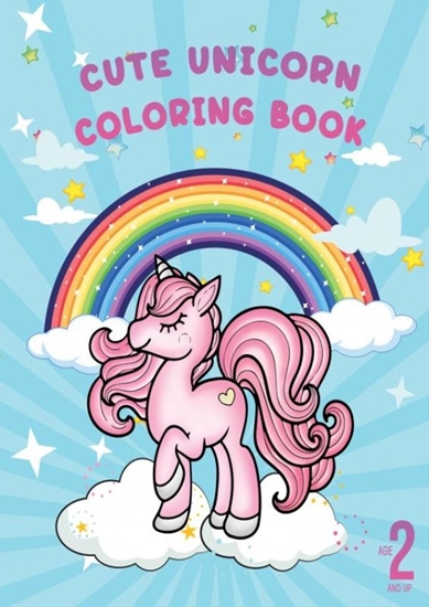 Afbeelding van Cute Unicorn coloring book