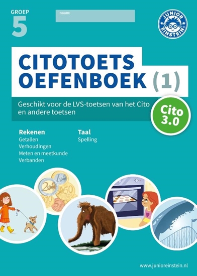 Afbeelding van Deel 1 Citotoets Oefenboek deel 1 groep 5