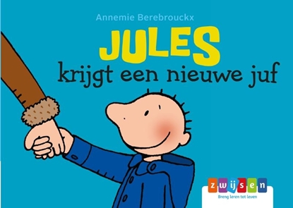 Afbeeldingen van Jules kartonboekje Jules krijgt een nieuwe Juf