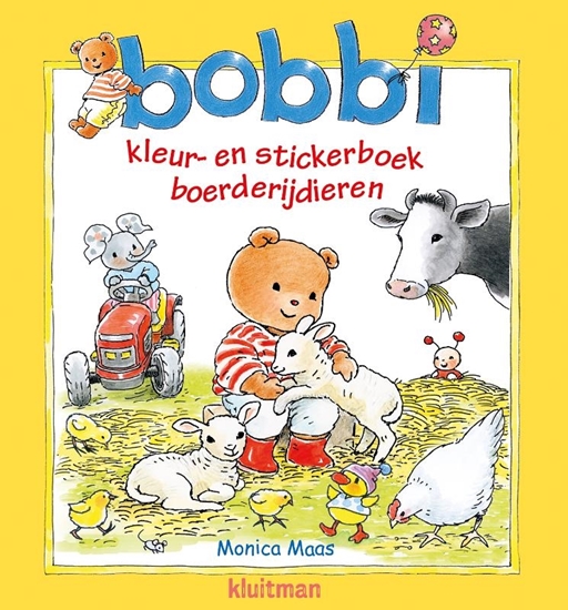 Afbeelding van Bobbi Kleur- en stickerboek boerderijdieren